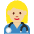 Woman Health Worker Medium Light Skin Tone Emoji from Twemoji Set