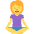 Woman In Lotus Position Emoji from Twemoji Set