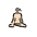 Woman In Lotus Position Light Skin Tone Emoji from OpenMoji Set