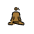 Woman In Lotus Position Medium Dark Skin Tone Emoji from OpenMoji Set