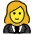 Woman In Tuxedo Emoji from OpenMoji Set