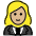 Woman In Tuxedo Medium Light Skin Tone Emoji from OpenMoji Set