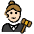 Woman Judge Light Skin Tone Emoji from OpenMoji Set