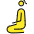 Woman Kneeling Emoji from OpenMoji Set