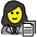 Woman Office Worker Emoji from OpenMoji Set