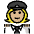 Woman Pilot Medium Light Skin Tone Emoji from OpenMoji Set