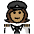 Woman Pilot Medium Skin Tone Emoji from OpenMoji Set