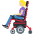 Woman In Motorized Wheelchair Medium Light Skin Tone Emoji from Twemoji Set