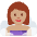 Woman In Steamy Room Medium Skin Tone Emoji from Twemoji Set