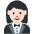 Woman In Tuxedo Light Skin Tone Emoji from Twemoji Set