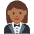 Woman In Tuxedo Medium Dark Skin Tone Emoji from Twemoji Set