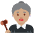 Woman Judge Medium Skin Tone Emoji from Twemoji Set