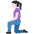 Woman Kneeling Light Skin Tone Emoji from Twemoji Set