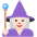 Woman Mage Light Skin Tone Emoji from Twemoji Set