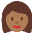 Woman Medium Dark Skin Tone Emoji from Twemoji Set