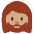 Woman Medium Skin Tone Beard Emoji from Twemoji Set