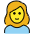 Woman Emoji from OpenMoji Set