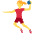 Woman Playing Handball Emoji from Twemoji Set