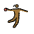 Woman Playing Handball Medium Dark Skin Tone Emoji from OpenMoji Set