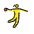 Woman Playing Handball Emoji from OpenMoji Set
