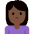 Woman Pouting Dark Skin Tone Emoji from Twemoji Set