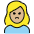 Woman Pouting Medium Light Skin Tone Emoji from OpenMoji Set