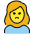 Woman Pouting Emoji from OpenMoji Set