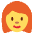 Woman Red Hair Emoji from Twemoji Set