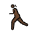 Woman Running Dark Skin Tone Emoji from OpenMoji Set
