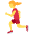 Woman Running Emoji from Twemoji Set