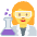 Woman Scientist Emoji from Twemoji Set
