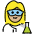 Woman Scientist Medium Light Skin Tone Emoji from OpenMoji Set