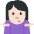 Woman Shrugging Light Skin Tone Emoji from Twemoji Set