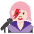 Woman Singer Light Skin Tone Emoji from Twemoji Set