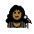 Woman Singer Medium Dark Skin Tone Emoji from OpenMoji Set