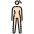 Woman Standing Light Skin Tone Emoji from OpenMoji Set