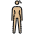Woman Standing Medium Light Skin Tone Emoji from OpenMoji Set