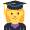 Woman Student Emoji from Twemoji Set