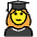 Woman Student Emoji from OpenMoji Set