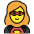 Woman Superhero Emoji from OpenMoji Set