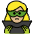 Woman Supervillain Medium Light Skin Tone Emoji from OpenMoji Set