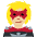 Woman Supervillain Medium Light Skin Tone Emoji from Twemoji Set