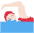 Woman Swimming Light Skin Tone Emoji from Twemoji Set