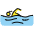 Woman Swimming Emoji from OpenMoji Set