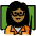 Woman Teacher Medium Dark Skin Tone Emoji from OpenMoji Set