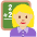 Woman Teacher Medium Light Skin Tone Emoji from Twemoji Set