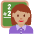 Woman Teacher Medium Skin Tone Emoji from Twemoji Set