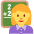 Woman Teacher Emoji from Twemoji Set