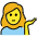 Woman Tipping Hand Emoji from OpenMoji Set