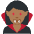 Woman Vampire Medium Dark Skin Tone Emoji from Twemoji Set